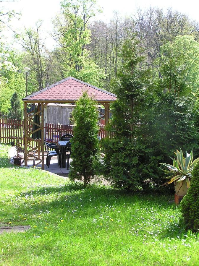 Ferienwohnung Und Pension "Zur Aue" Konigsbruck Dış mekan fotoğraf